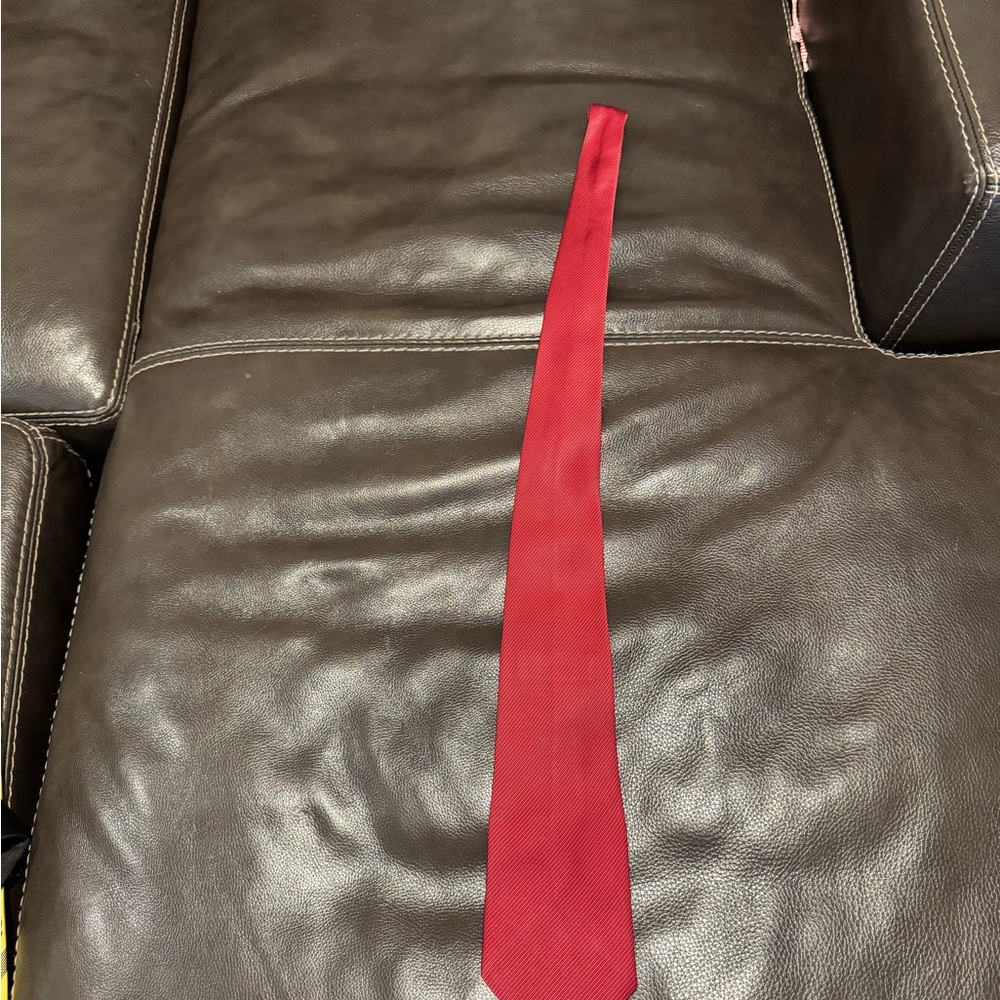 Stafford Red Tie